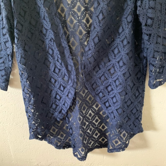 Lace/Crochet jacket cover up - Picture 3 of 6